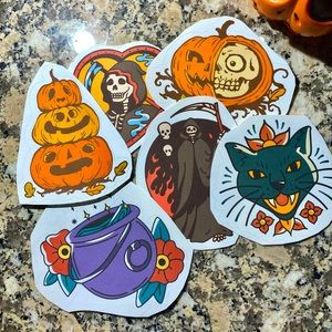 Spooky Halloween Sticker Pack (6)